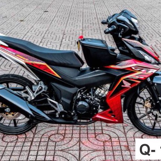 Tem rời winner tổ ong đỏ đen  bong tróc