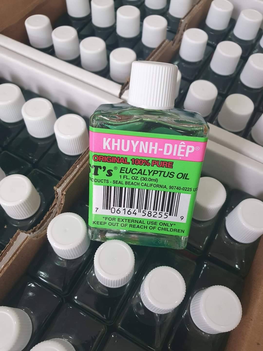 [HCM]Dầu khuynh diệp Mỹ cho bé 30ml