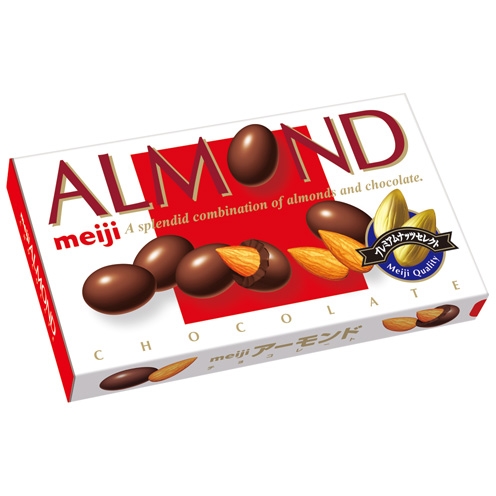 Socola bọc hạnh nhân Meiji Almond nội địa Nhật Bản