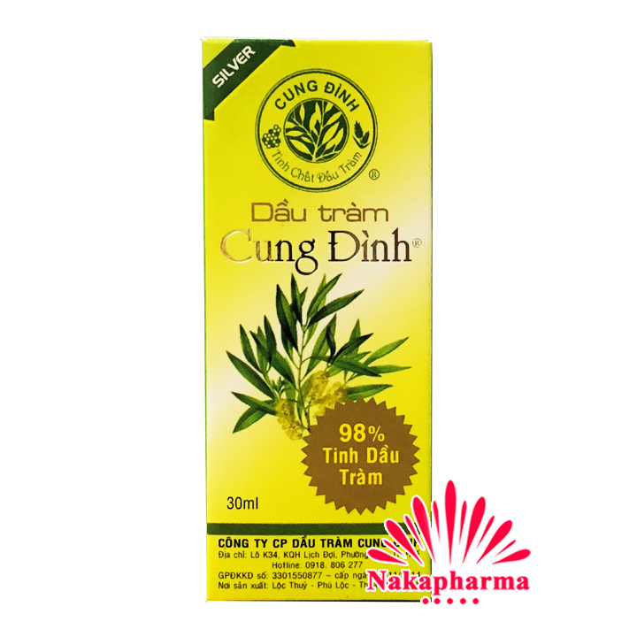 Dầu tràm Cung Đình silver 15ml 30ml
