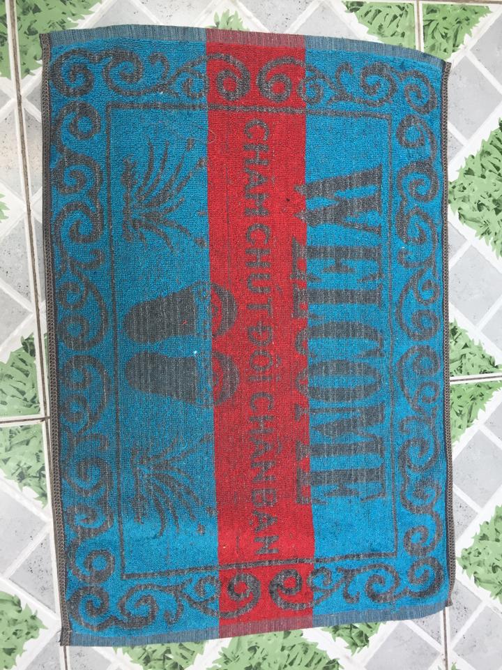 Combo 5 tấm thảm chùi chân WELLCOME ( 40x60)