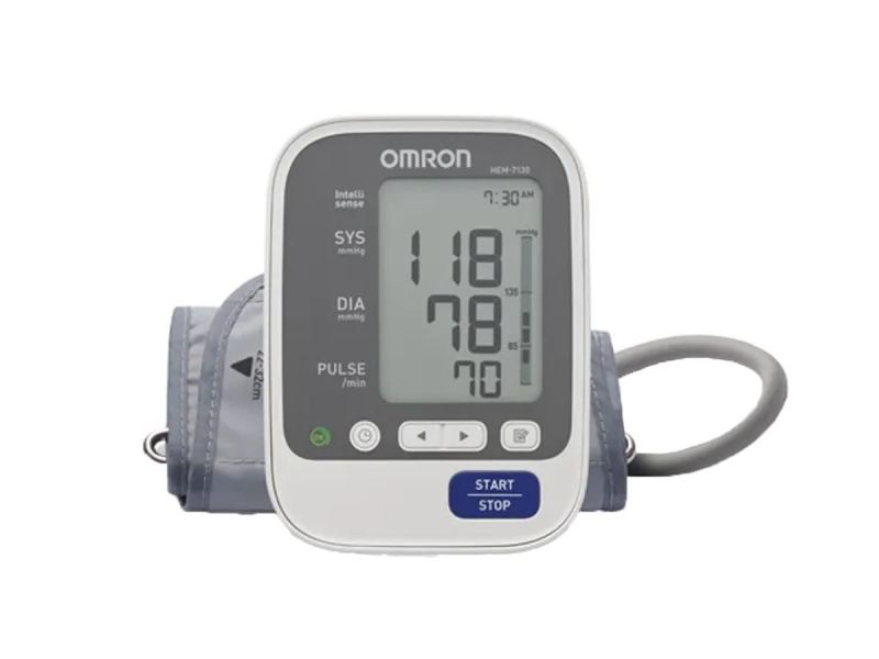 Máy đo huyết áp bắp tay tự động Omron HEM-7130 BH chính hãng 5 năm, KM bộ đổi nguồn. cao cấp
