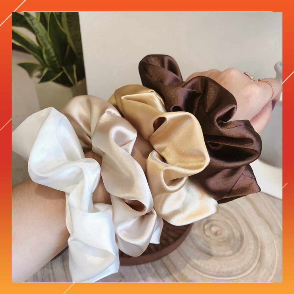 Scrunchies dây buộc tóc, dây cột tóc
