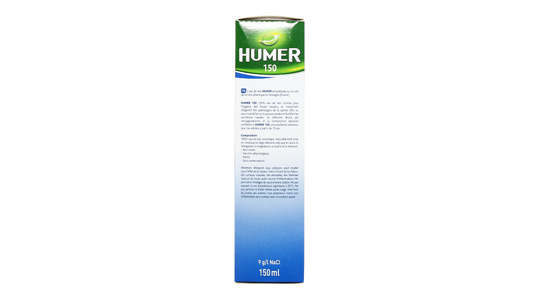XỊT MUỐI BIỂN HUMER CHO NGƯỜI LỚN LỌ 150ML