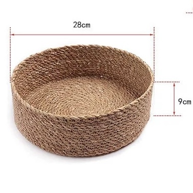 Đĩa đựng hoa quả, giỏ đựng quà băng cói se