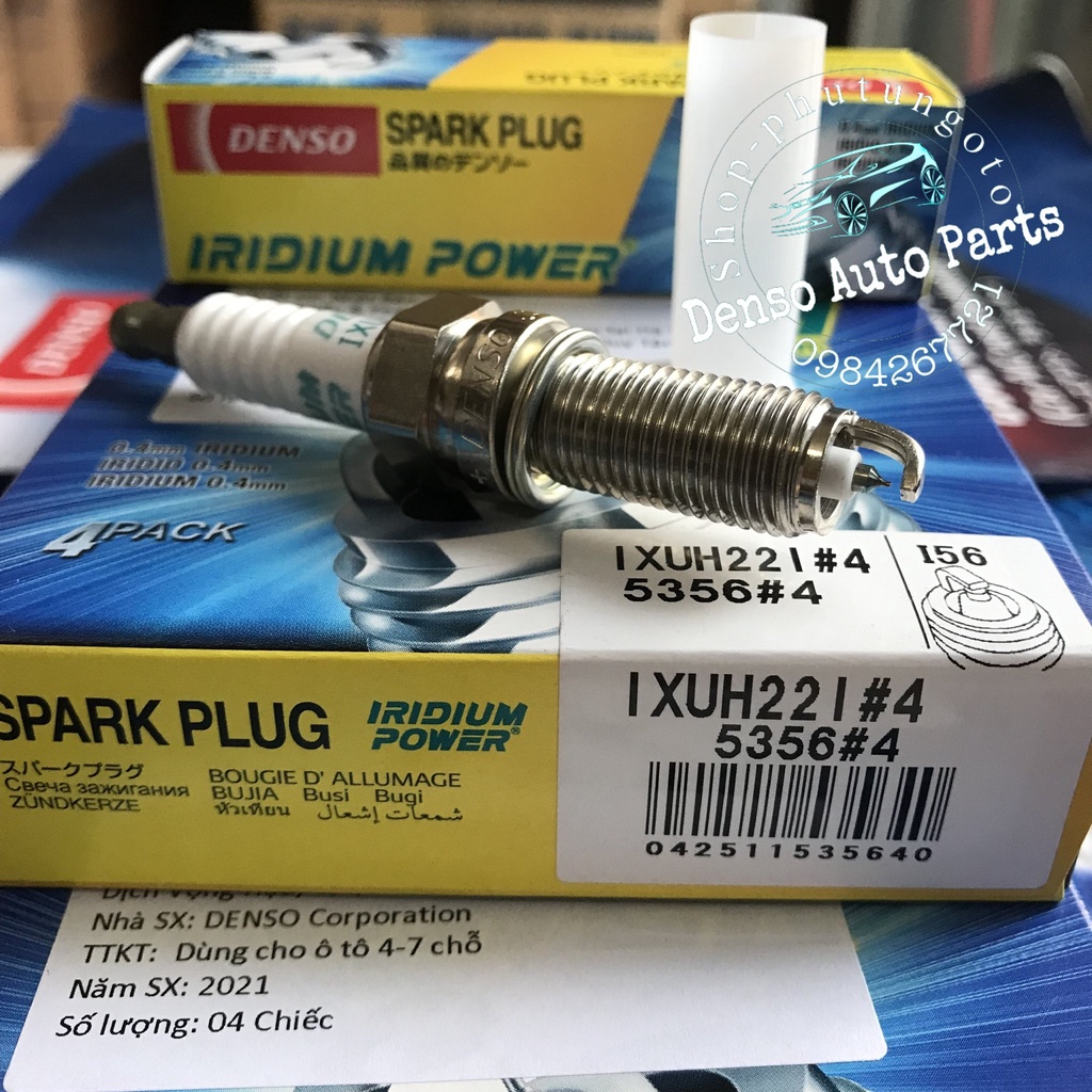 Bugi Kia Morning 2013- Bugi Denso Iridium Ixuh22i Nhật Bản