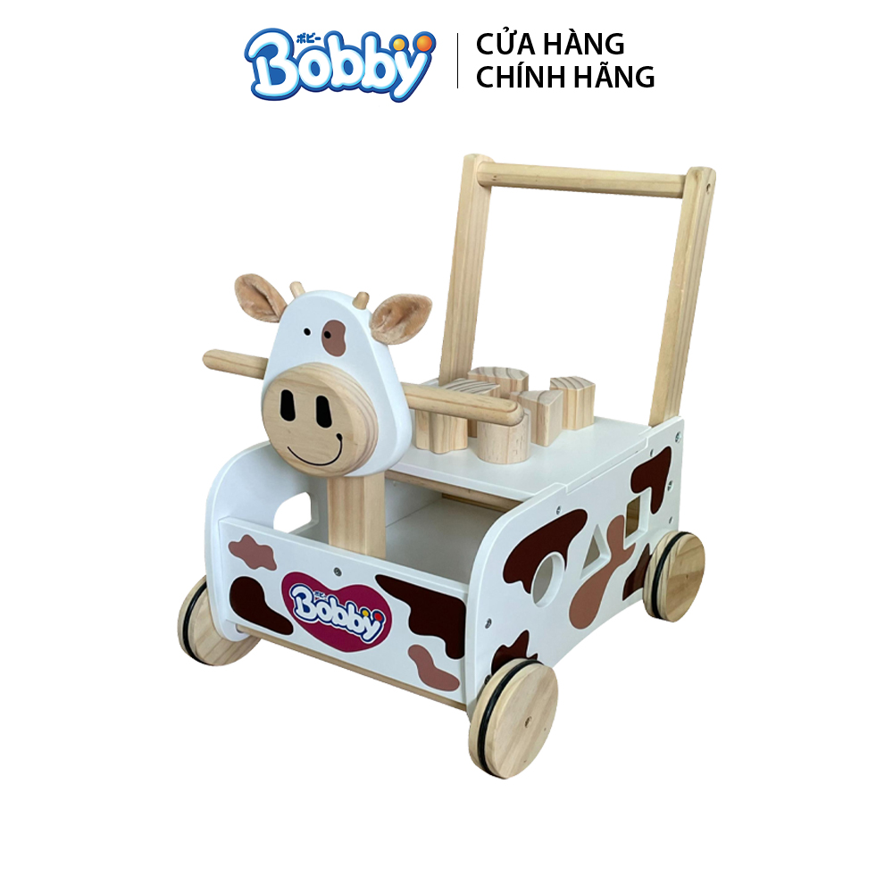 Gift - Xe đẩy kiêm chòi chân gỗ Bobby