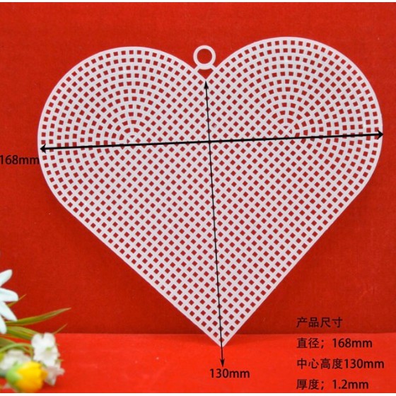 Canvas hình tim, trái tim 2 size làm đồ handmade