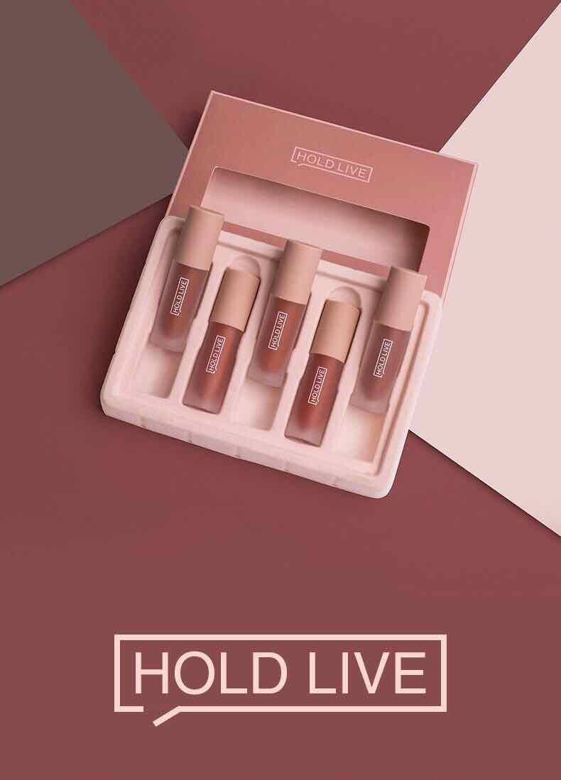 Sét 5 Thỏi Son Sáp HOLD LIVE Siêu Đẹp