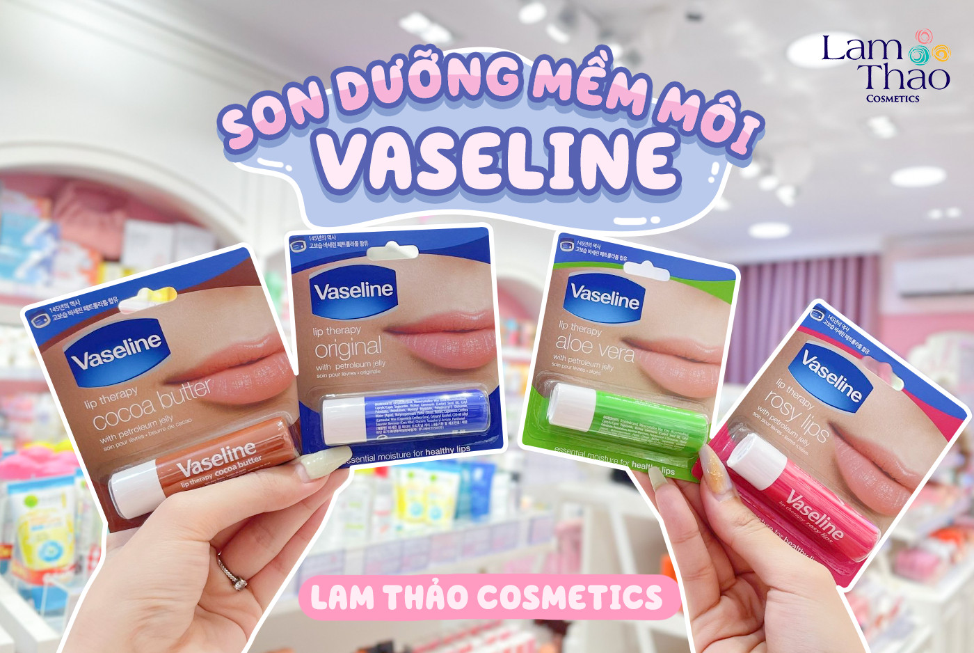 Son Dưỡng Mềm Môi Vaseline Lip Therapy 4.8g
