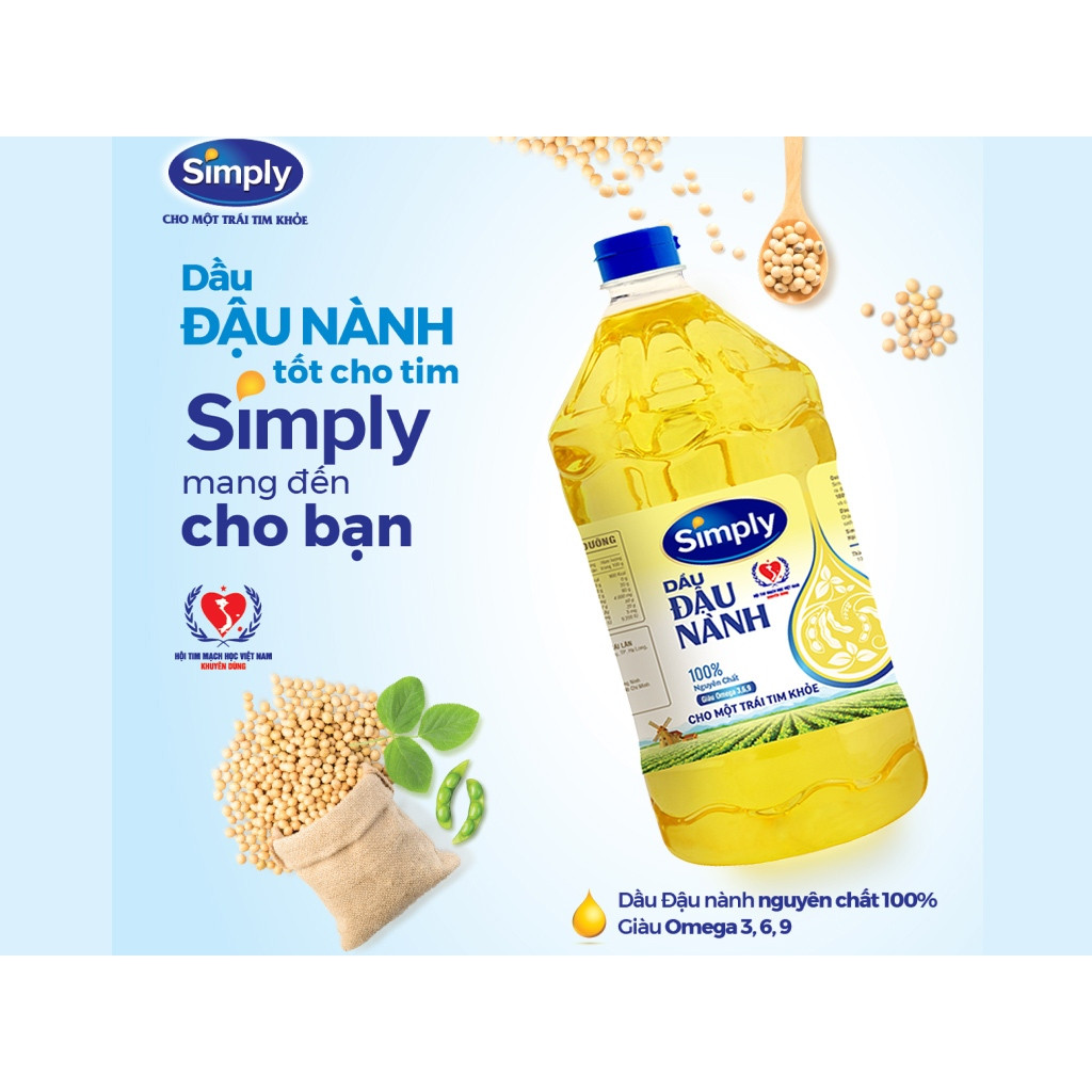 Dầu Ăn Đậu Nành Simply (2L)