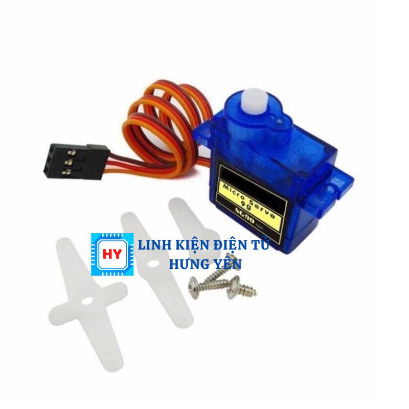 Động Cơ Servo Mini 9g Sg90 Góc Quay 180 độ - 360 độ