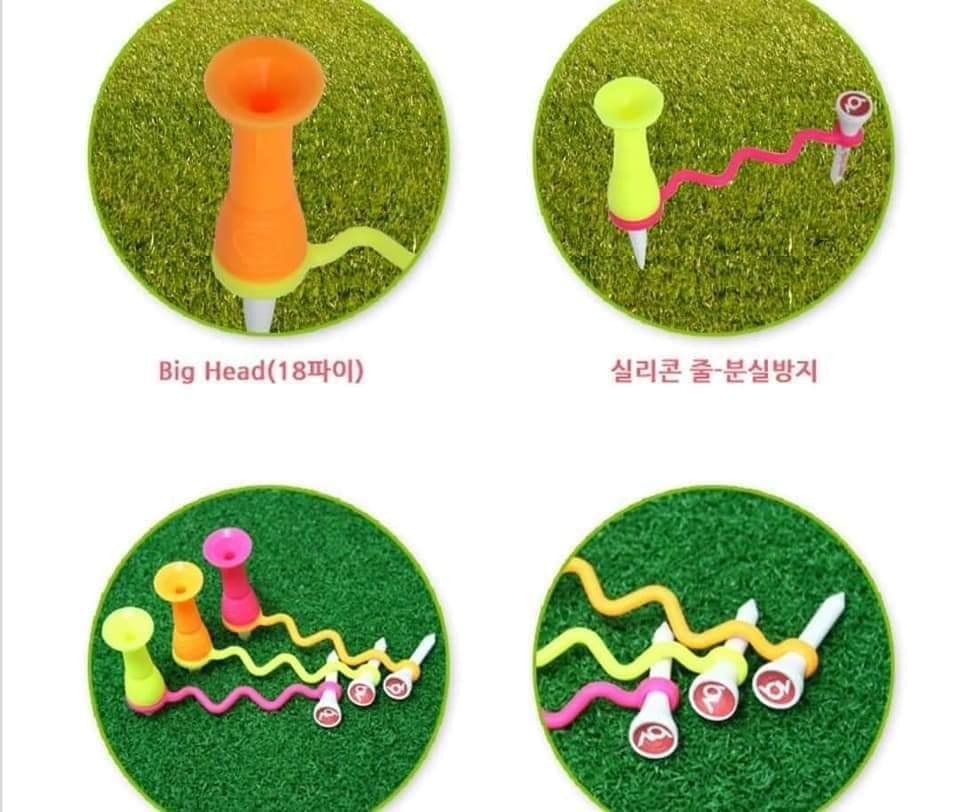 Que Đỡ Bóng Golf Race Tee Silicon Hàn Quốc