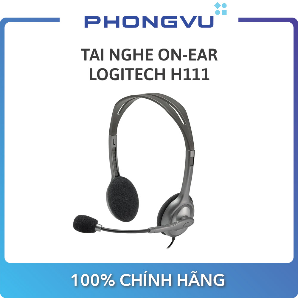Tai nghe On-ear Logitech H111 - Bảo hành 12 tháng