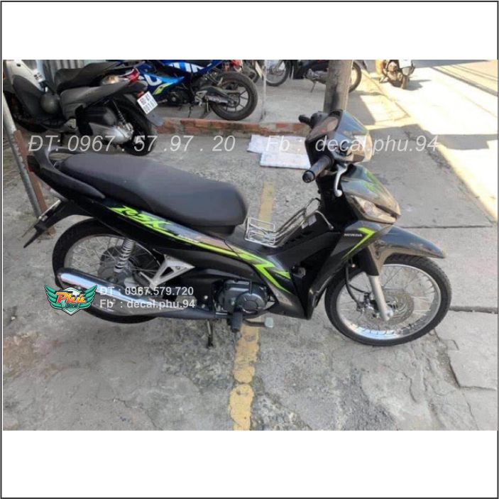Tem rời Wawe RSX chỉ xanh xe xám