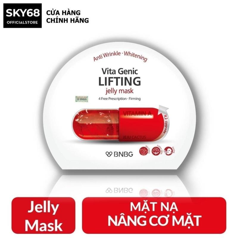 Mặt nạ dưỡng ẩm giúp nâng cơ và săn chắc da BNBG Vita Genic Lifting Jelly Mask (Vitamin A) 30ml nhập khẩu