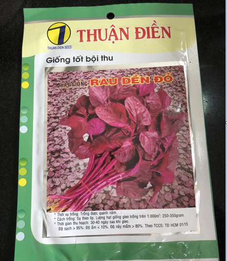 Hạt giống rau dền đỏ Thuận Điền