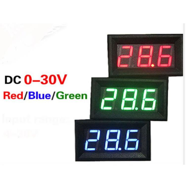 Đồng Hồ Led Báo vôn DC, Đo Áp Một Chiều (Đo Volt DC) 0.56 inch