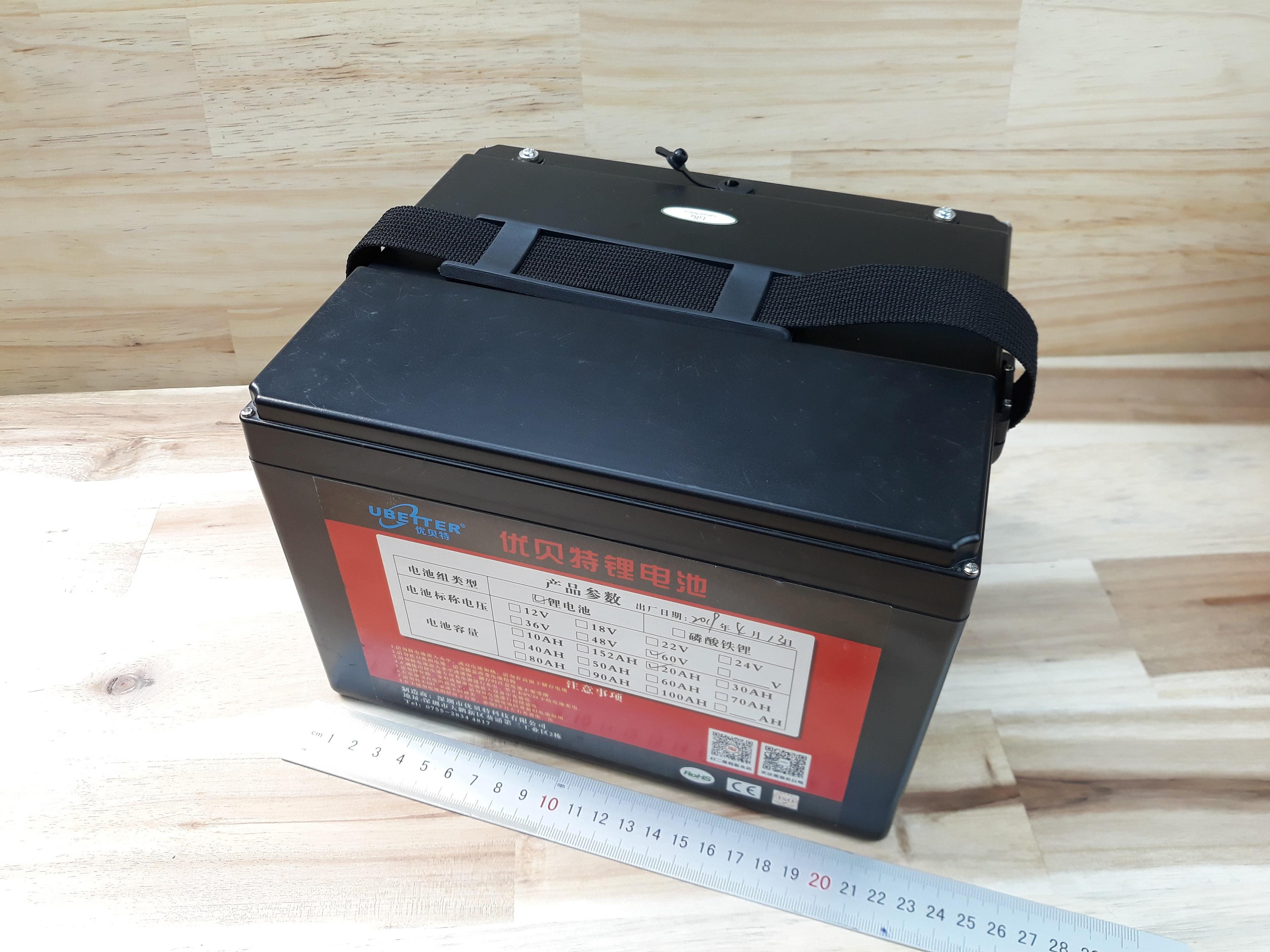 [HCM]Pin Lithium Xe Máy Điện 1200Wh 60V 20Ah _ Liba