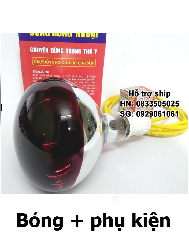 Orgo - Đèn úm đèn hông ngoại sưởi ấm thú cưng công suất cực lớn 175w Đèn sưởi Úm cho chó mèo nhỏ và sưởi chó mèo vào mùa đông