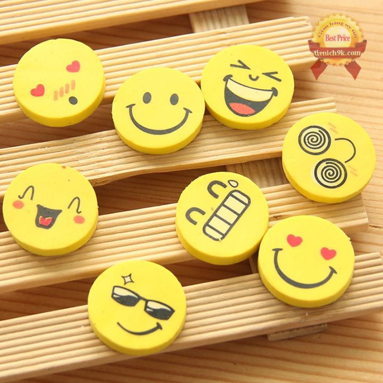 Gôm tẩy hình mặt cười dễ thương