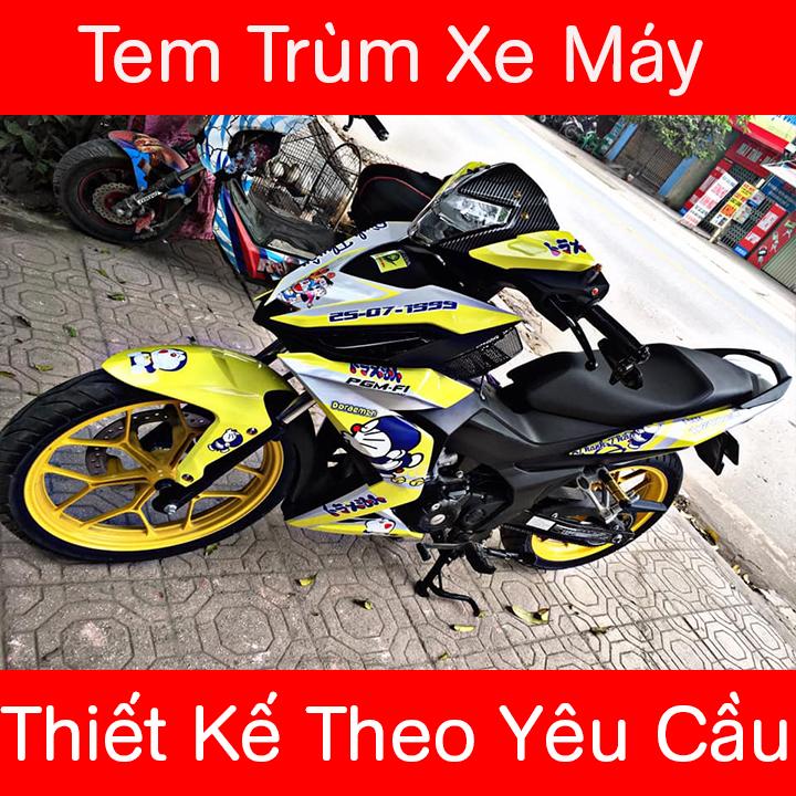 Tem Trùm Xe Winner Đoraemon Vàng
