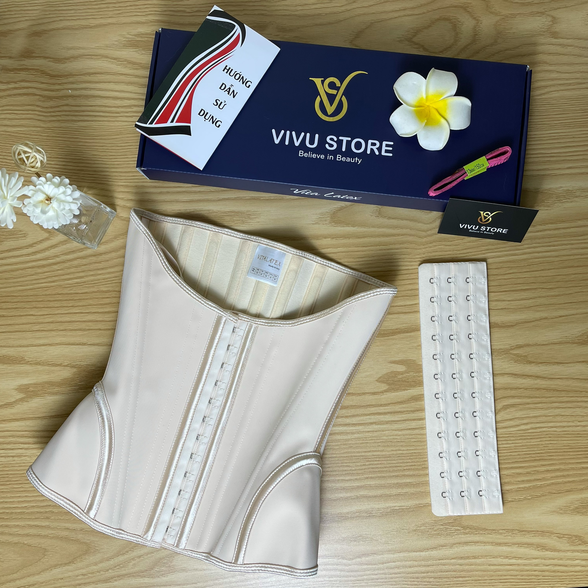 [MIỄN PHÍ THANH NỚI] Đai Nịt Bụng Latex "Thế Hệ Mới" - Hàng Đặc che mỡ lưng, giảm mỡ bụng VITA LATEX Cao Cấp. Tặng kèm Thước Dây