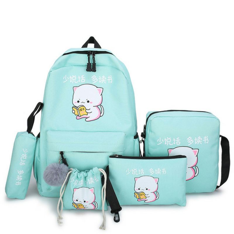 set ba lô 4 món thời trang