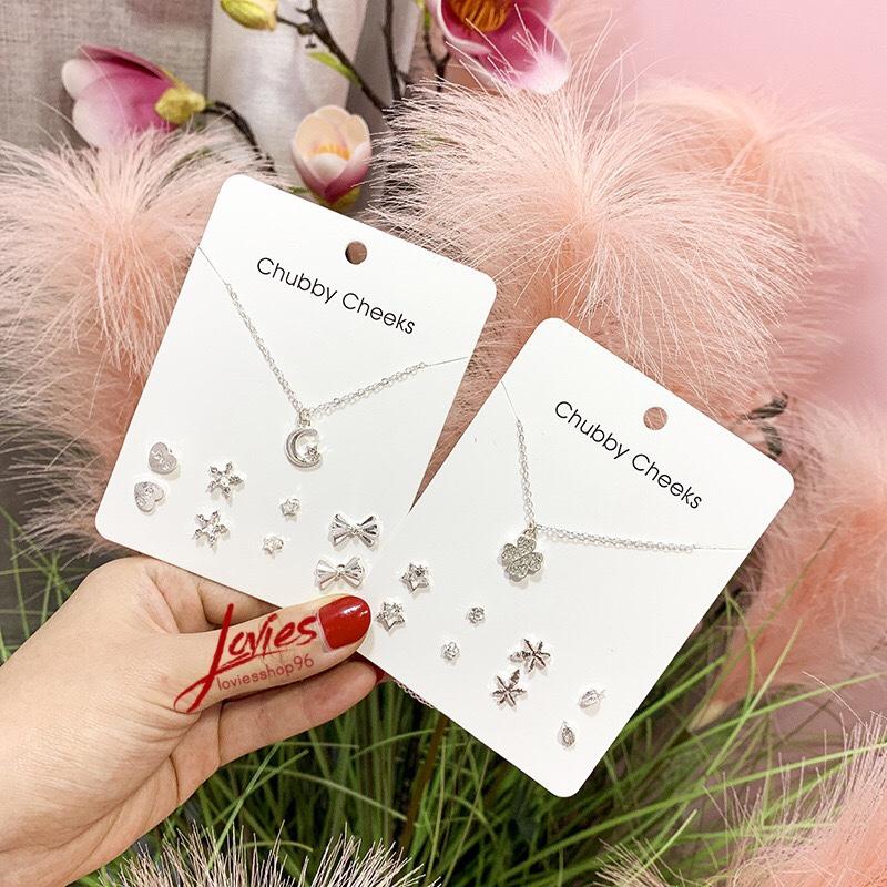 [HCM]SET BỘ BÔNG TAI VÀ DÂY CHUYỀN MẪU MỚI
