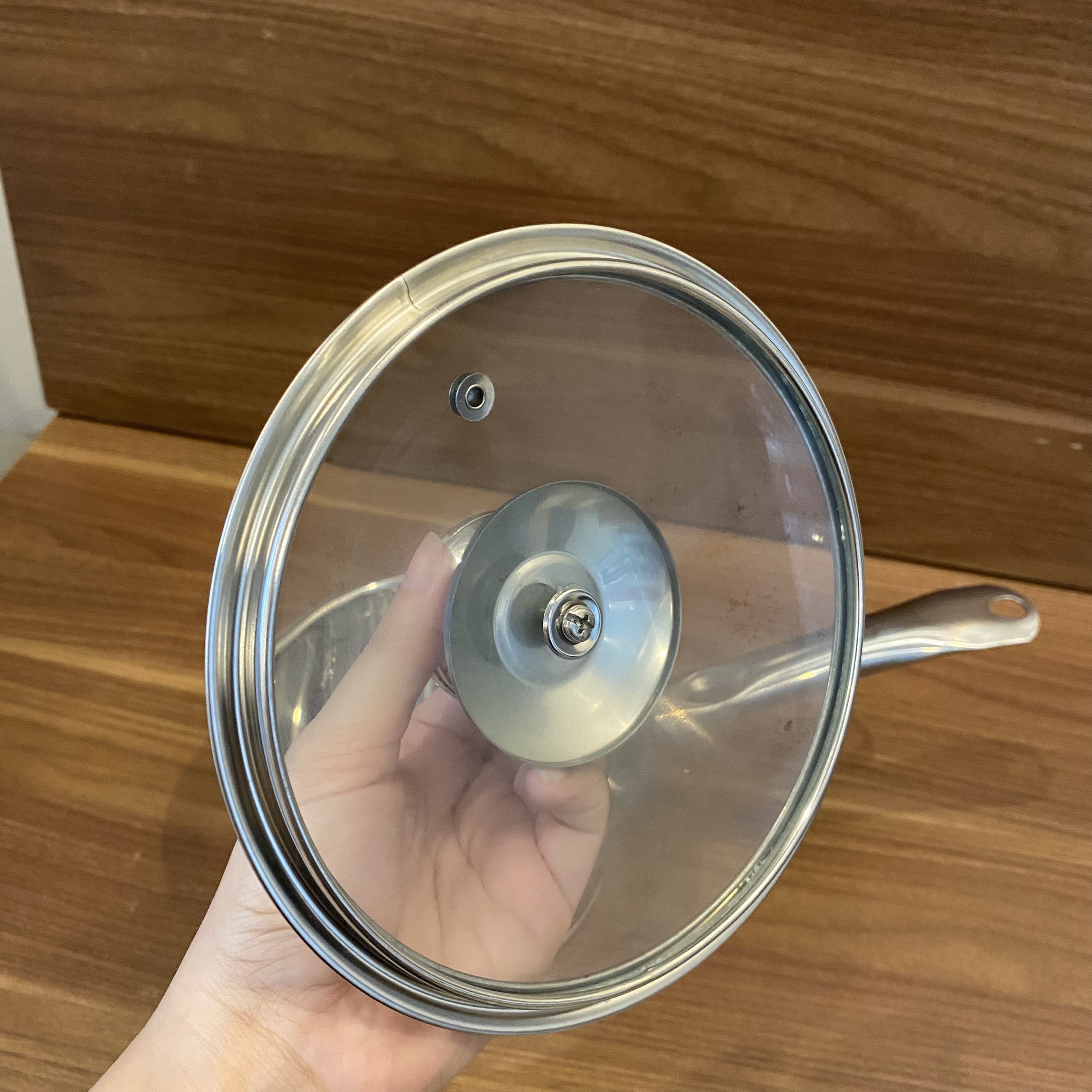 Quánh INOX 5 đáy 2140616 size 16cm (Hàng KM)