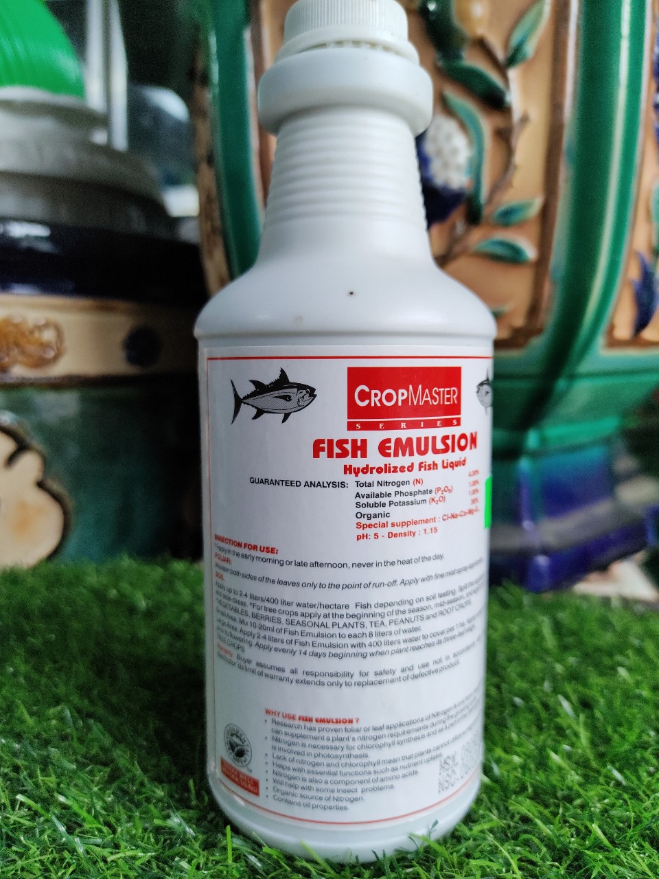 Phân đạm cá Fish Emulsion của Mỹ chai 500ml