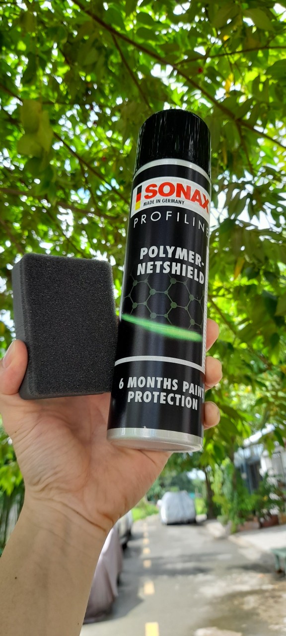 Combo nano polymer phủ bóng sơn Sonax (Có mút phủ)