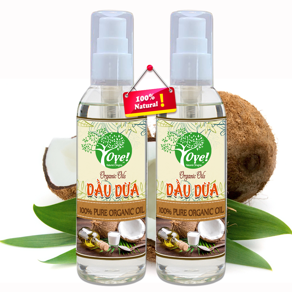 Dầu Dừa Nguyên Chất 100ml, Dưỡng Da, Chăm Sóc Tóc - OYE
