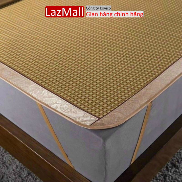 Chiếu Điều Hoà Gấp Lụa, Chiếu Mây Điều Hòa Cao Cấp 2 Mặt Mây Và Lụa