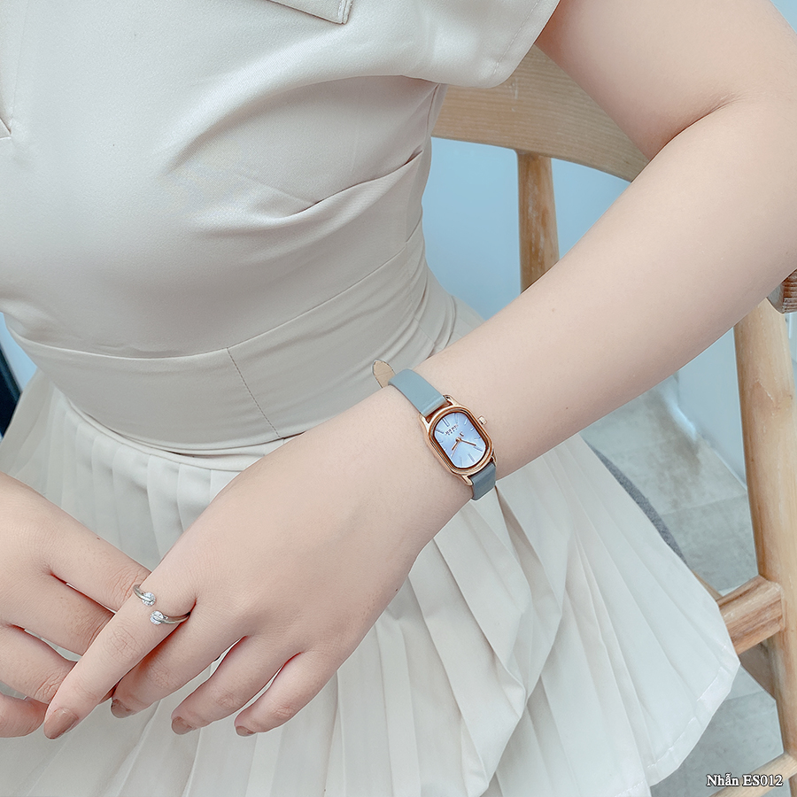 Đồng hồ nữ JA-1112 Julius Hàn Quốc dây da