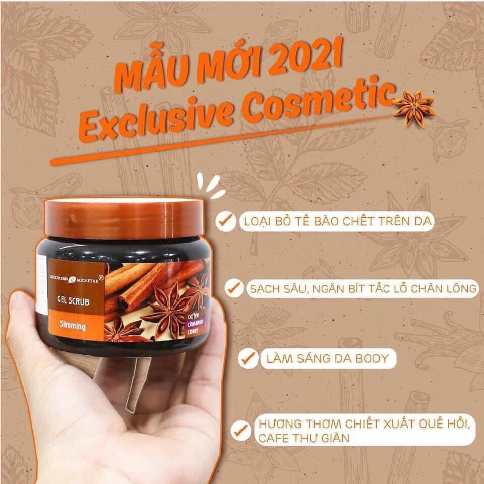 Tẩy da chết quế hồi Nga 380g mẫu mới