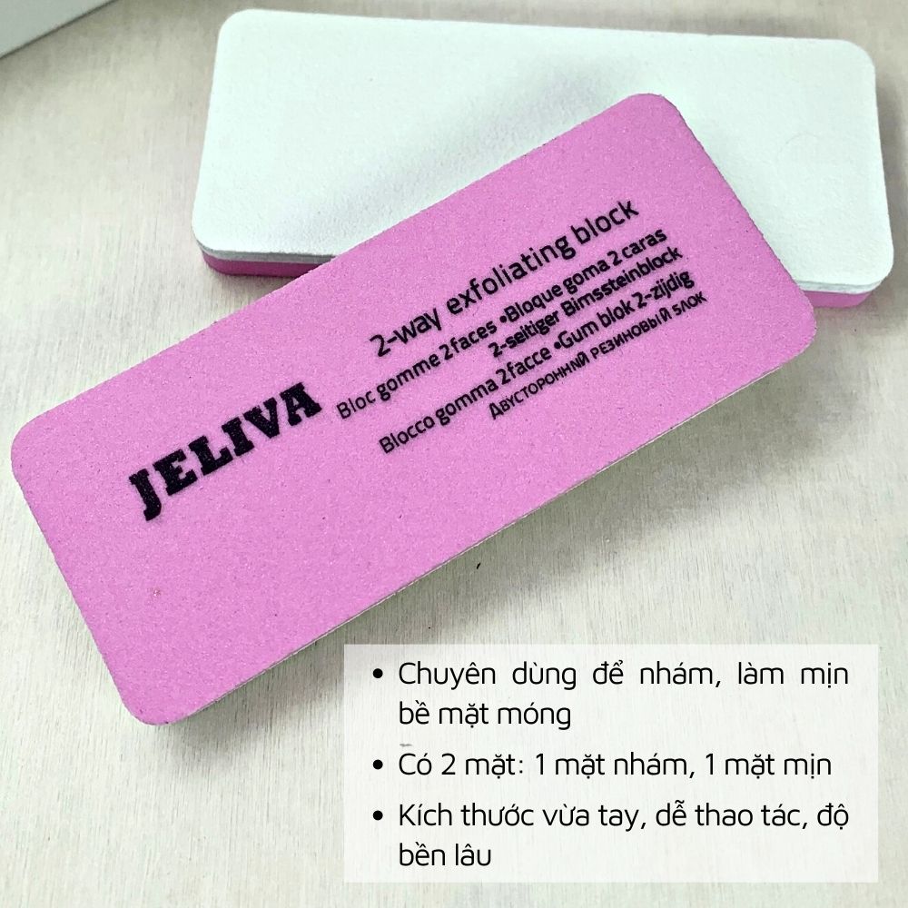 Phao vuông dũa móng Jeliva