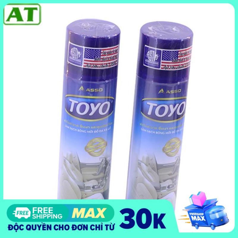 Bình Xịt Đánh Bóng Đồ Da Nhựa Gỗ Và Nội Thất Xe Ô Tô Toyo 500ml