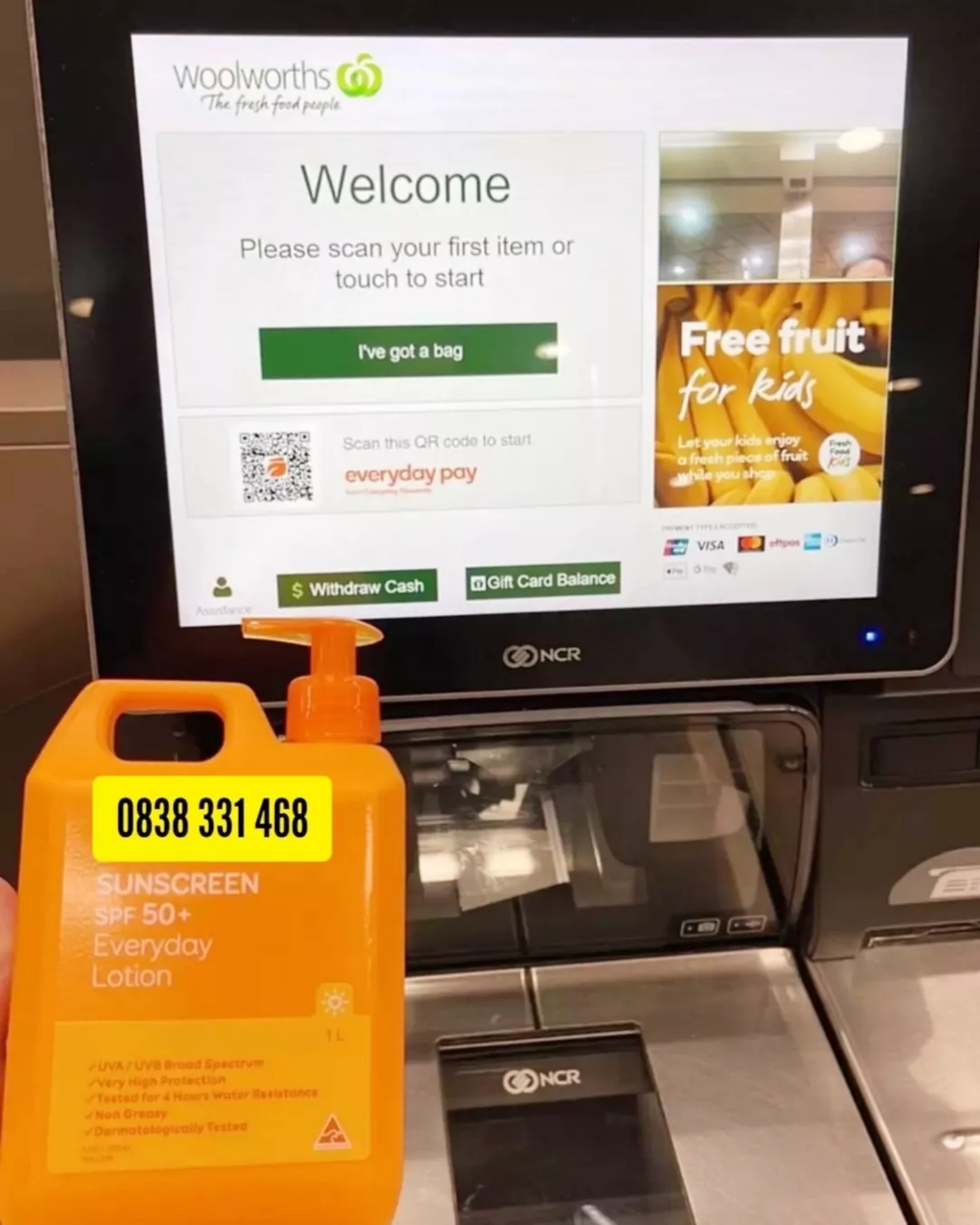 Kem chống nắng Woolworths Everyday SPF 50 Sunscreen