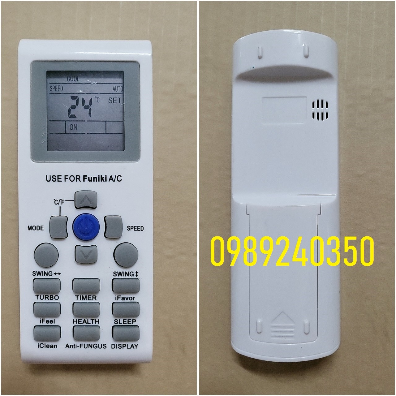 Remote điều khiển điều hòa máy lạnh Funiki