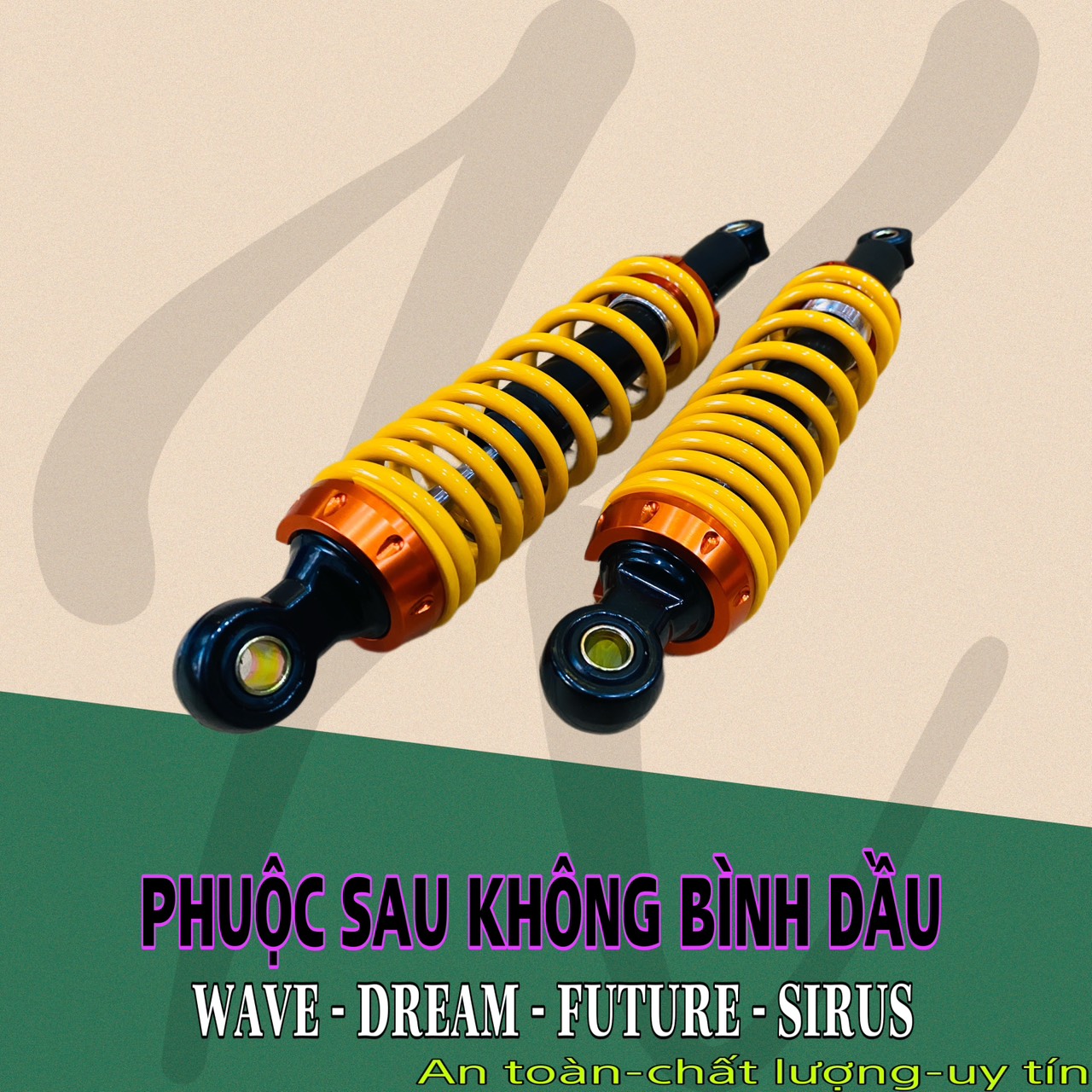 Phuộc sau dành cho xe wave , dream , future , sirus , taurus