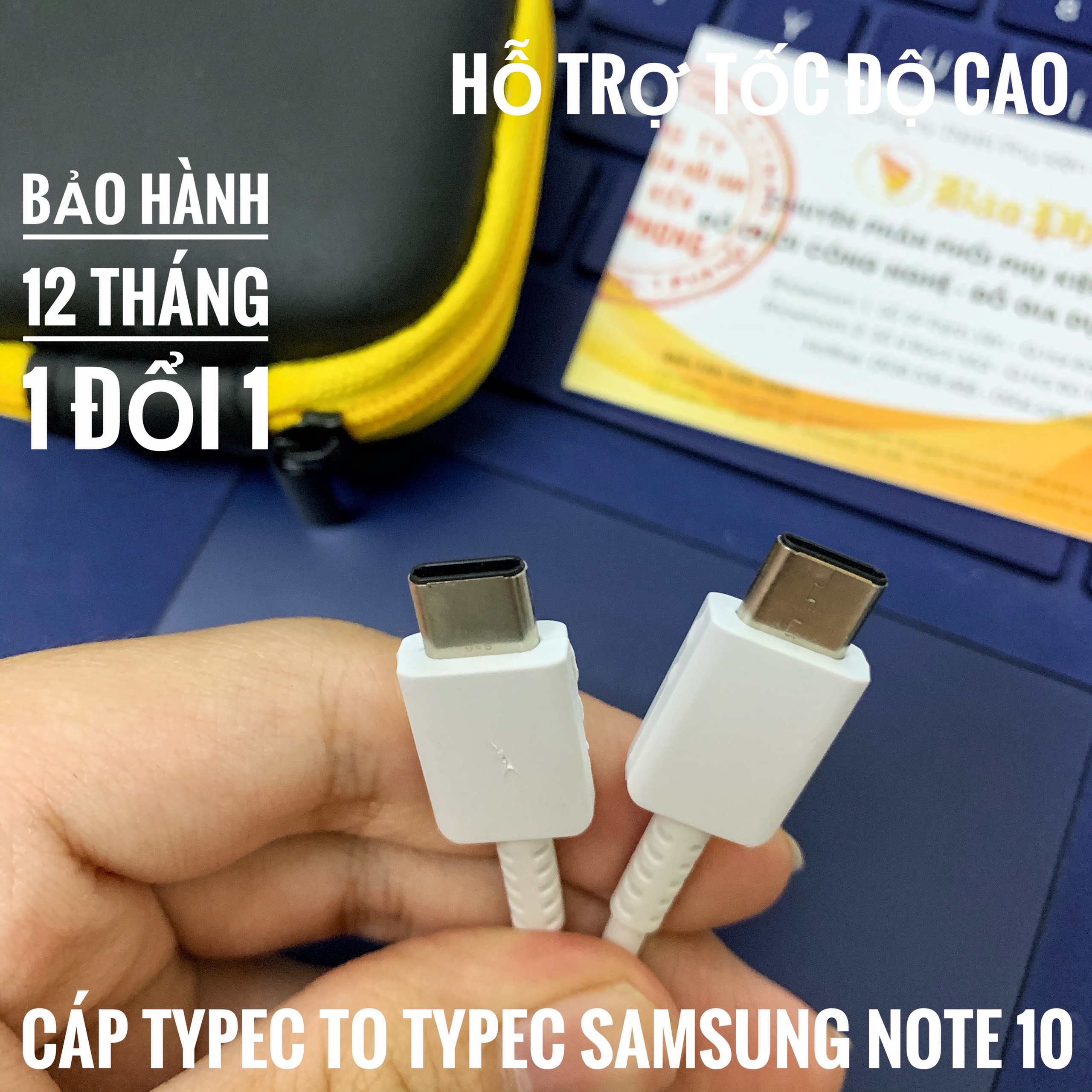 Cáp zin bóc máy TypeC to TypeC cho Samsung Note 10 3A / 5A