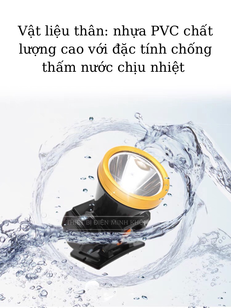 Flashlight tactical head super bright rechargeable power Dawn, the flashlight tactical head rechargeable power battery Buffalo, den doi dau battery Buffalo