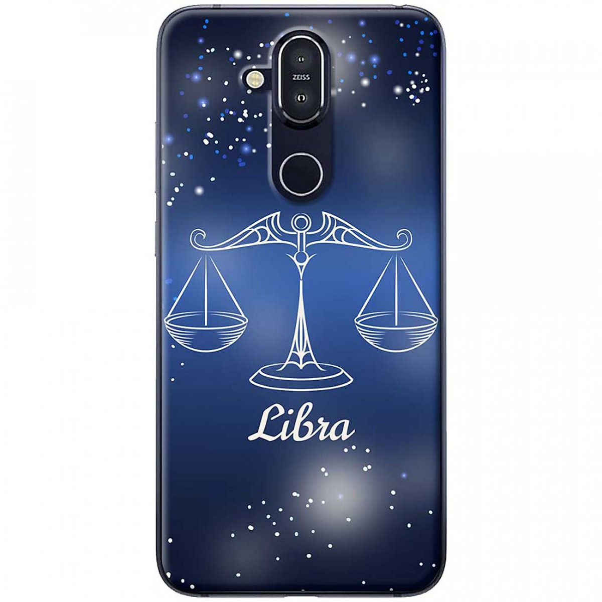 Ốp lưng  dành cho Nokia 8.1 mẫu Cung hoàng đạo Libra (xanh)