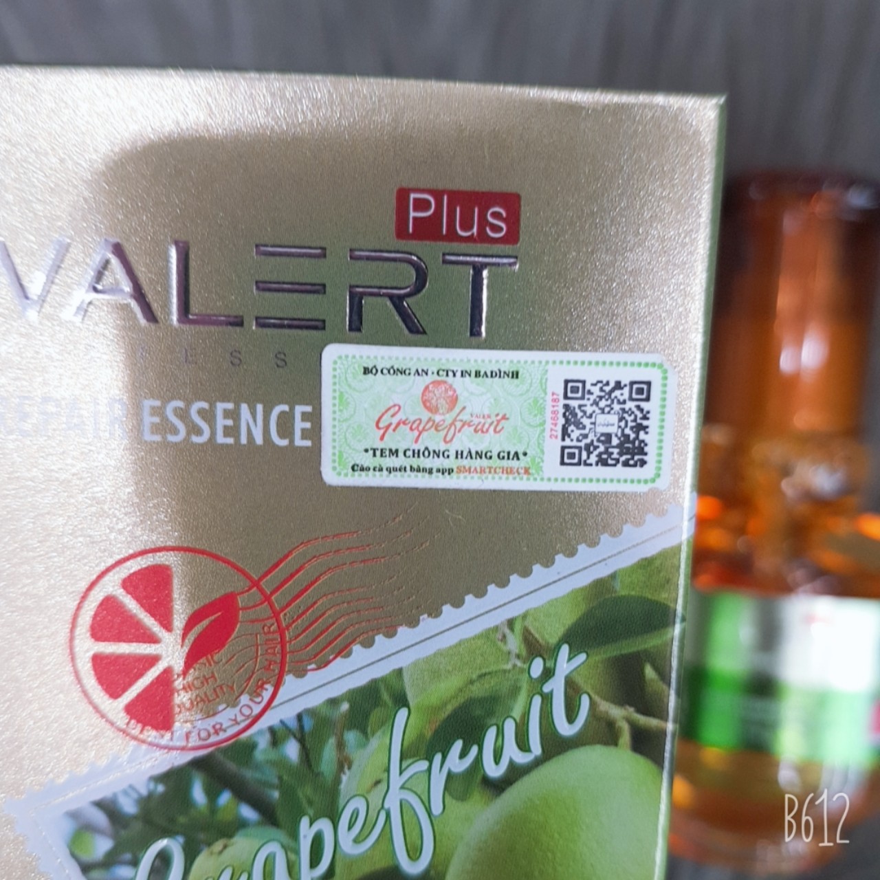 ( Hàng chính hãng ) Tinh dầu bưởi Grapefruit Valert cho tóc khô hư tổn