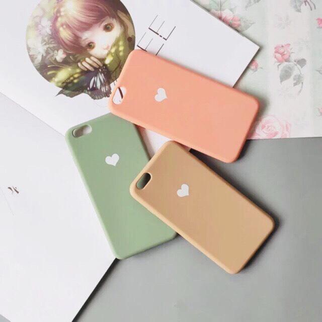 Ốp Trái Tim Cho iPhone 6, 6pl, 6s, 6spl, 7,8, 7pl, 8pl, X, Xs Cực Đẹp