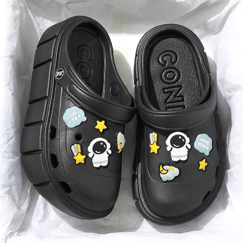 [GIÁ SỐC] Sục Cros độn đế 5cm hình sao hỏa phi hành gia