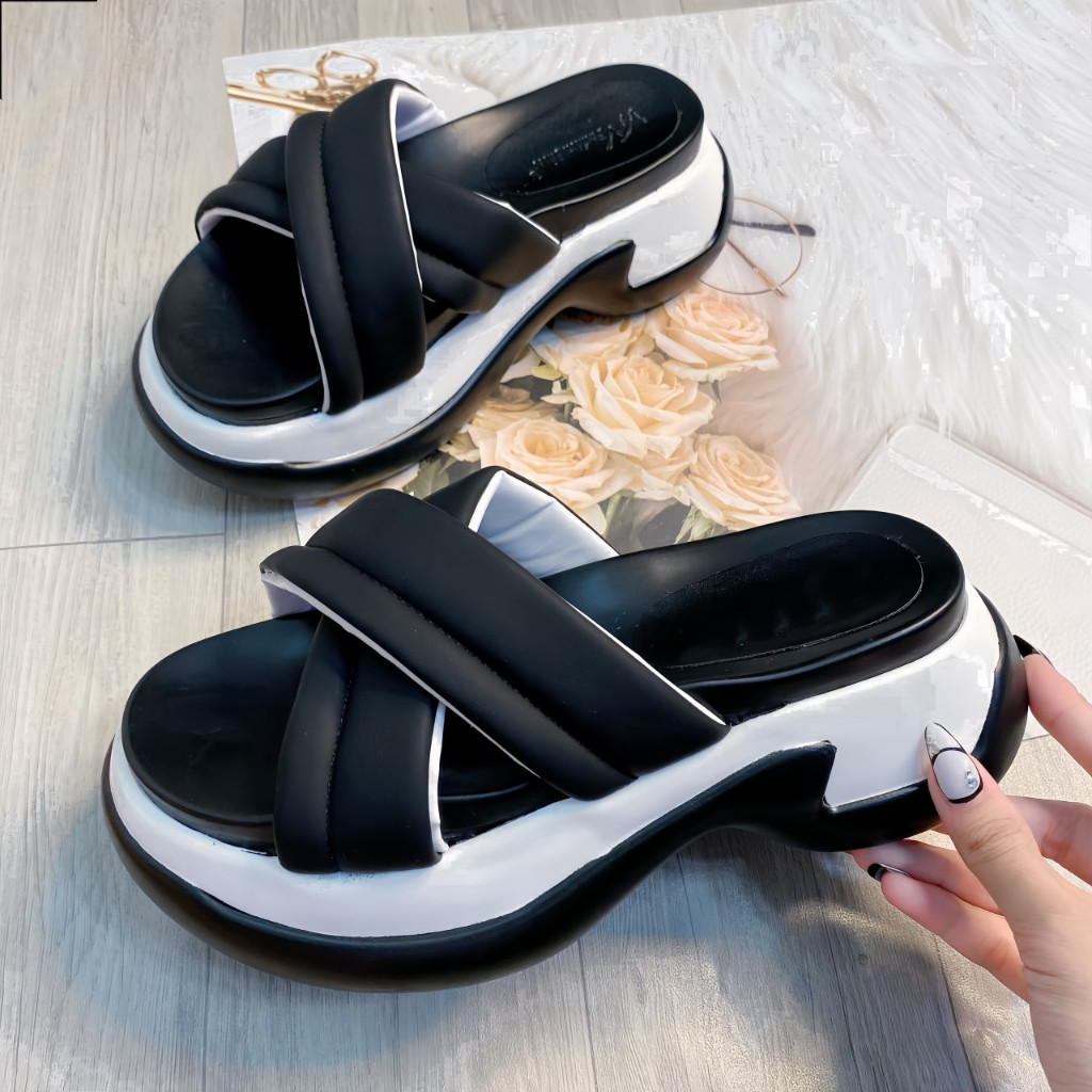 Dép xuồng cao cấp hàng QC 7cm