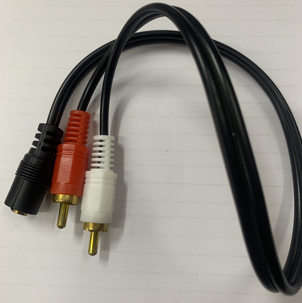 Jack 3.5 cái ra 2 đầu av bông sen dực