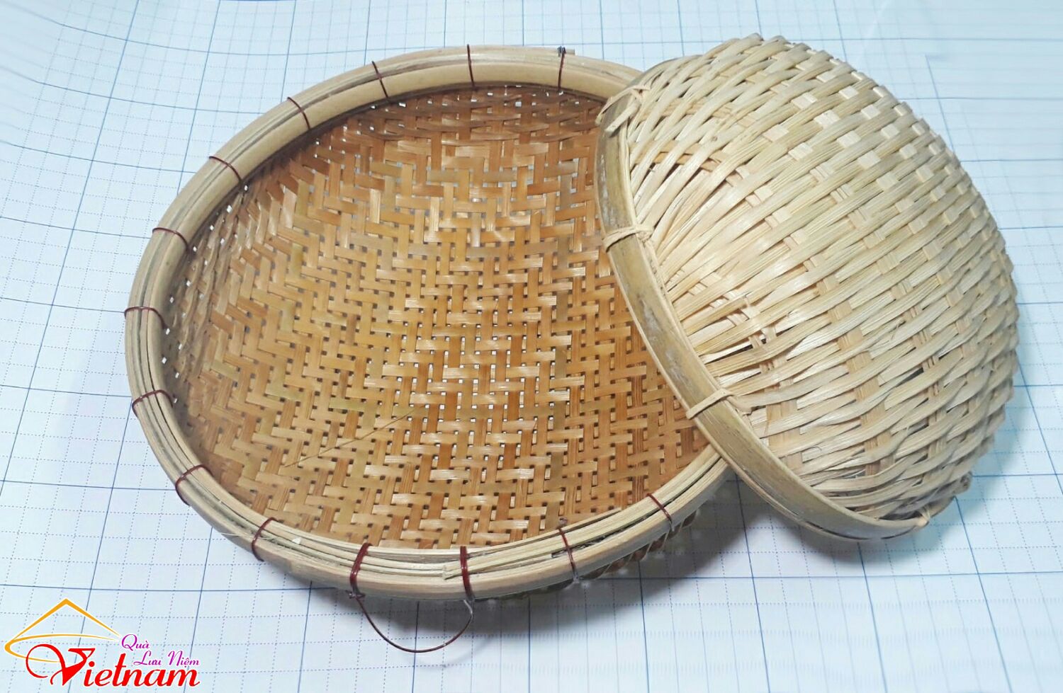 Rổ tre đựng hạt hướng dương size 15cm